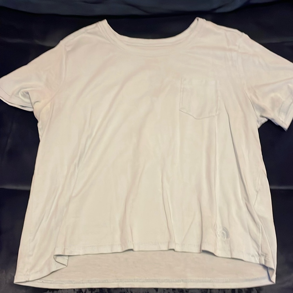 Pale Blue Crop Tee